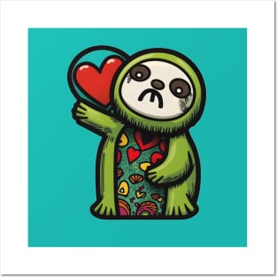 Sloth Lover Posters and Art